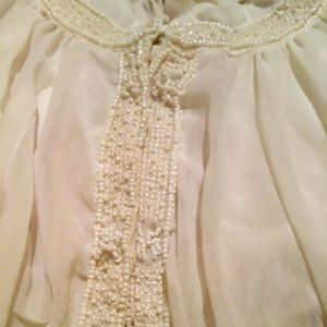 Chiffon dress long sleeves